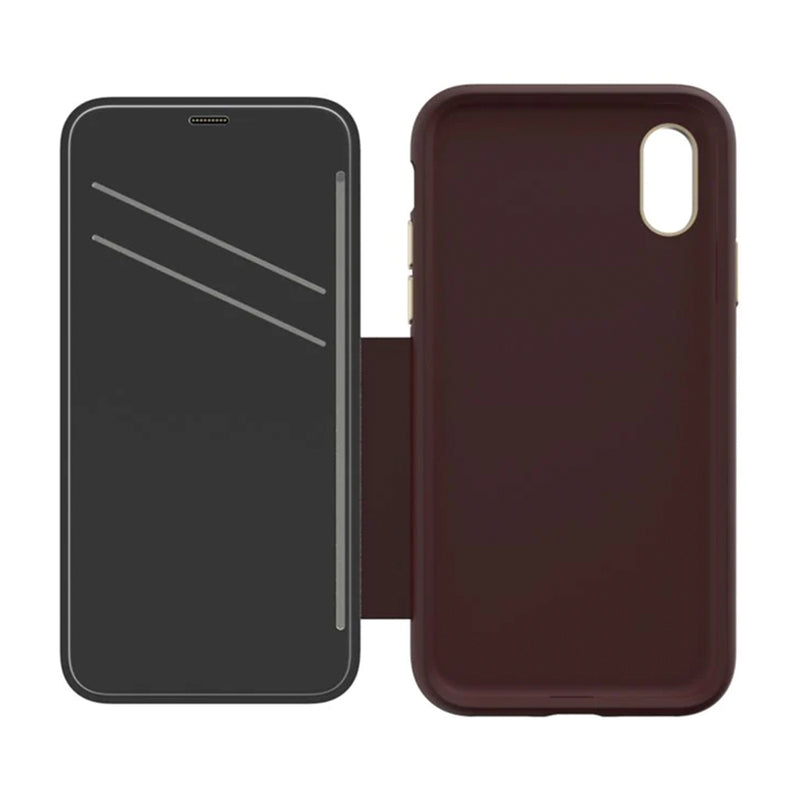 EFM Monaco Case for iPhone X/Xs Mulberry Gold