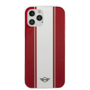 MINI HC PC/TPU Horiz Stripes Red iPhone12 Pro Max