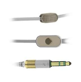 Audiofly AF56M In-Ear Headphone w/Clear-Talk Mic for smartphones - Vintage White