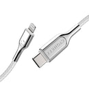 Cygnett Armoured Lightning to USB-C Cable 2m - White