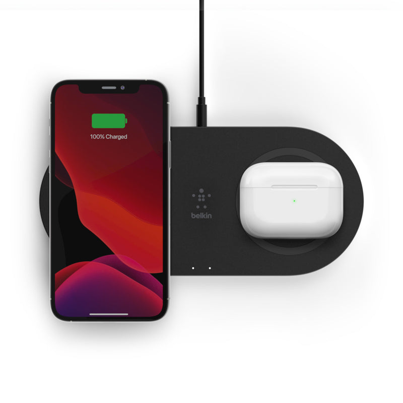 Belkin BOOST CHARGE Dual 15W Wireless Charging Pad Universally compatible