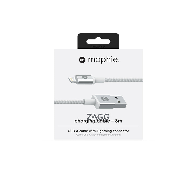 Mophie USB-A to Lightning Cable 3M - White