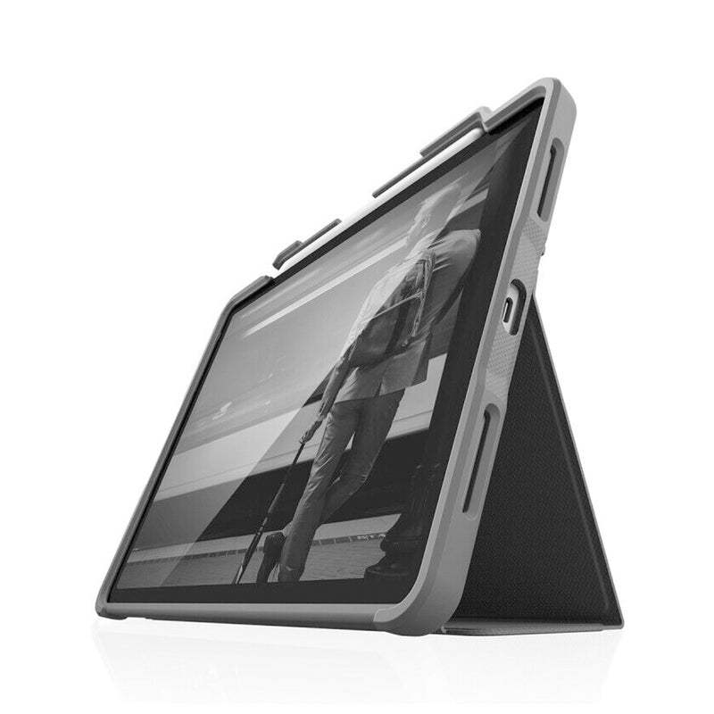 STM Goods Dux Plus Case for Case for iPad Pro 12.9" 5th Gen/12.9" 4th Gen/12.9" 3rd Gen AP - Black
