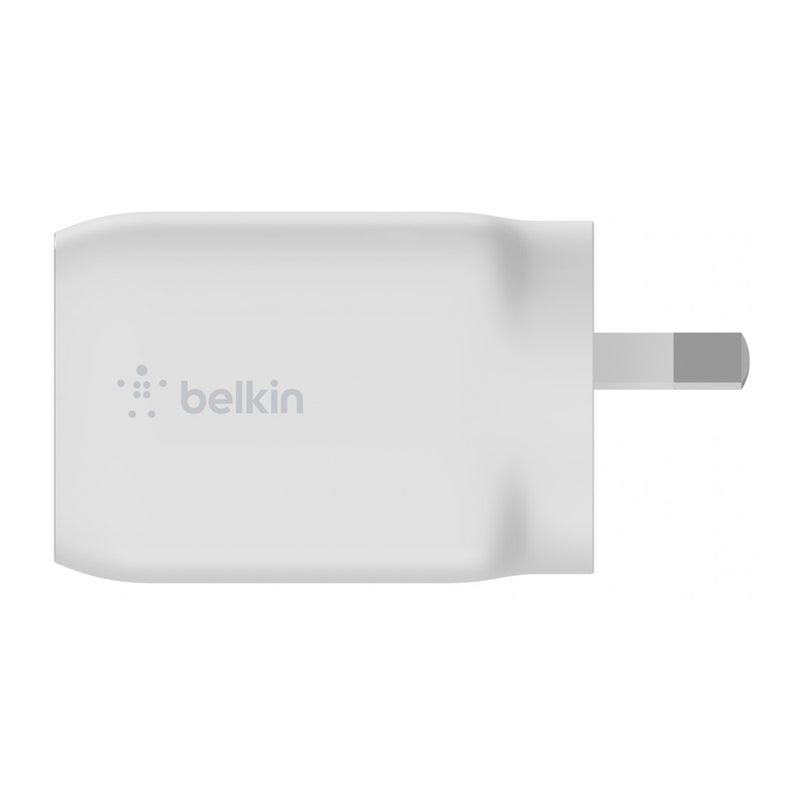 Belkin BOOST UP Dual USB-C Wall Charger GaN Technology 65W with PPS