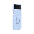 Samsung Silicon Cover with Ring for Galaxy Z Flip4 Arctic Blue