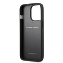 Ferrari HC PU Carbon Central Stripe for iPhone 13 Pro Black