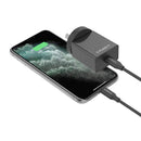 Cygnett 18W Wall Charger + Lightning to USB-C Cable Black