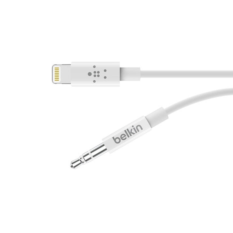 Belkin 3.5mm Audio Cable with Lightning Connector, 6 foot