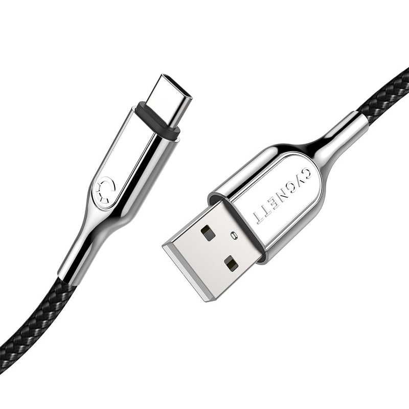 Cygnett Armoured 2.0 USB-C to USB-A (3A/60W) Cable 3M - Black