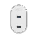 EFM 35W Dual Port Wall Charger With Power Delivery and PPS White