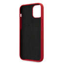 Ferrari Silicone Hard Case On Track With Soft Microfiber Interior - iPhone 12 / iPhone 12 Pro Red