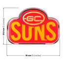 FAN EMBLEMS GOLD COAST SUNS 2021 LOGO DECAL