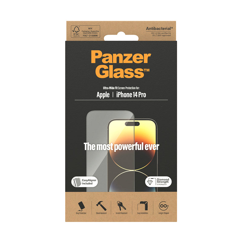 PanzerGlass Ultra-Wide Fit Antibacterial BMW Case for iPhone 14 Pro