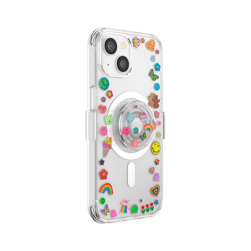 Popsockets PopCase Indie Stickers for iPhone 13/14 Pink