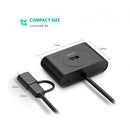 UGreen USB 3.0 Hub With Type C port Black 1M Black