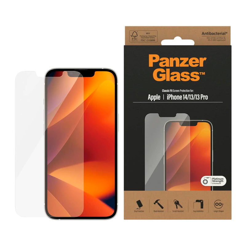 PanzerGlass Classic Fit Antibacterial Ford Case for iPhone 14