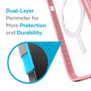 Speck iPhone 13 Presidio Perfect Clear Geo MagSafe Clear/Rosy Pink
