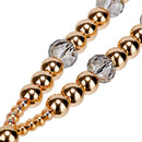 Case-Mate Universal Beaded Wristlet - Golden Crystal - Gold/Gray