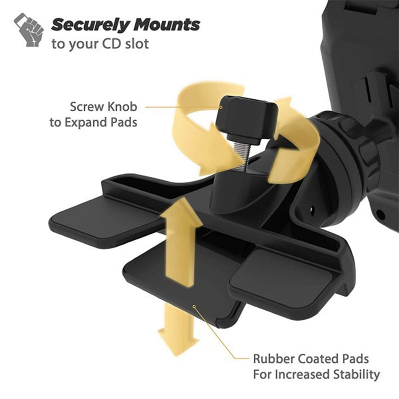 SCOSCHE MagicMount Pro Wireless Charging Magnetic CD Mount