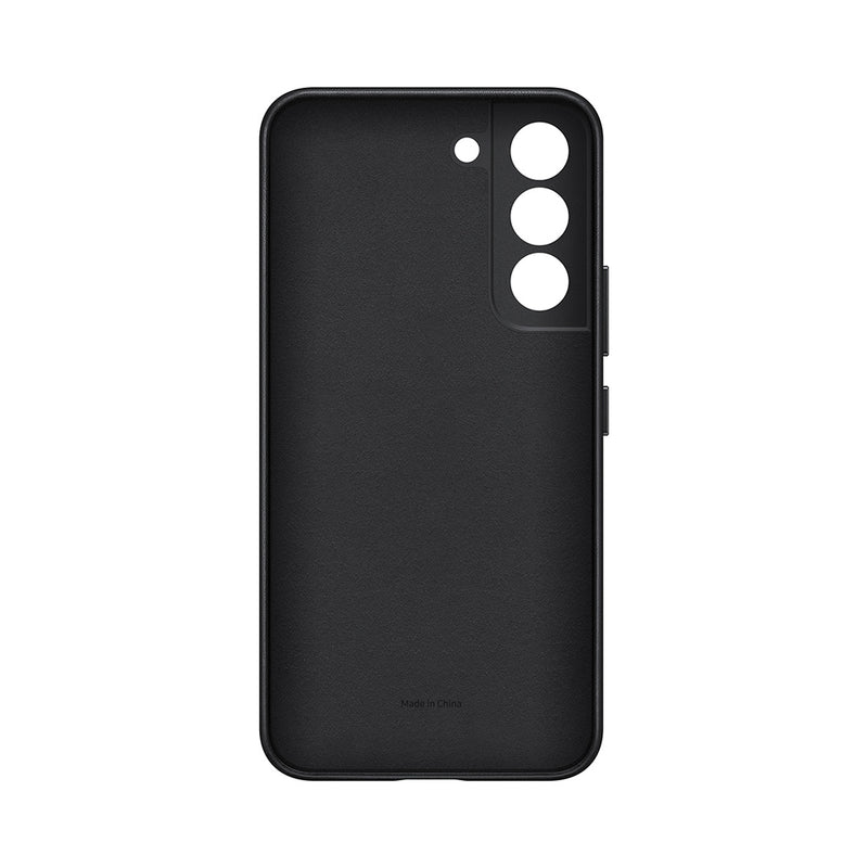 Samsung Leather Cover Case Galaxy S22 Black