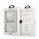 Guess HC PC/TPU Marble Strap for iPhone 13 Pro Grey