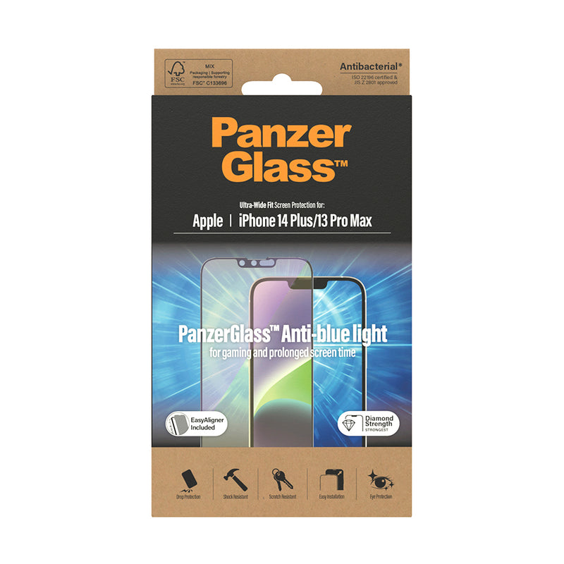PanzerGlass Ultra-Wide Fit Anti-Bluelight AB Holden Case for iPhone 14 Plus