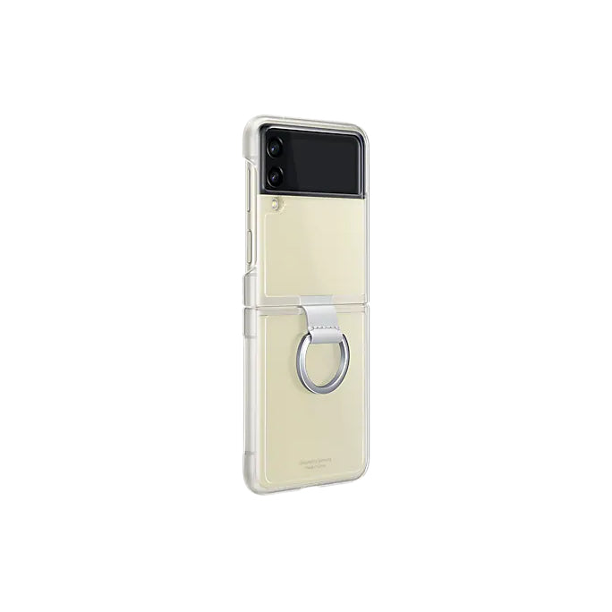 Samsung Galaxy Z Flip 3 Clear Cover with Ring Transparent