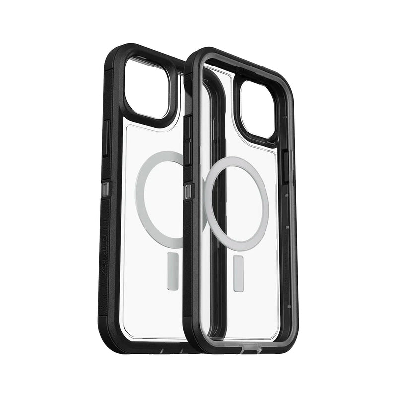 Otterbox Defender XT Clear MagSafe Case For iPhone 14 Plus 6.7 - Black Crystal