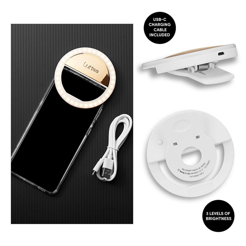 Case-Mate LuMee Studio Clip Light LED Clip Light with 3 Levels of Brightness