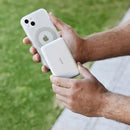 EFM FLUX 5000mAh Wireless Power Bank With Magnetic Alignment Silver