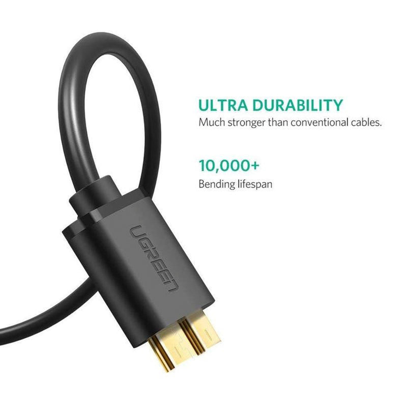 UGREEN USB 3.0 A Male to Micro USB 3.0 Male Cable 2m Black
