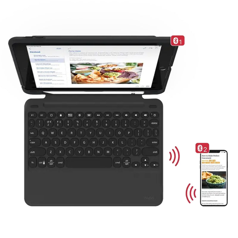 ZAGG Keyboard - Slim Book Go Apple - iPad 10.2 Black-UK