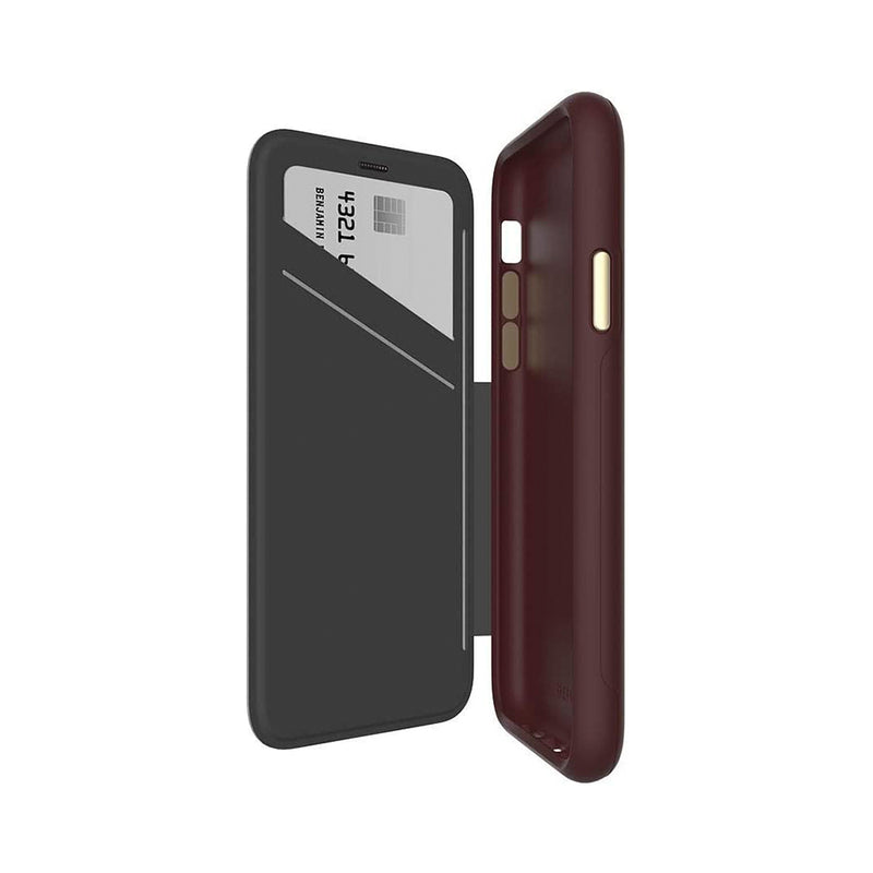 EFM Monaco Case for iPhone X/Xs Mulberry Gold