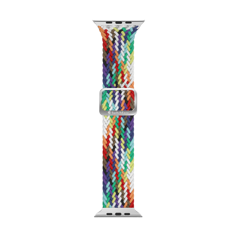 SwithEasy Candy Braided Nylon Loop for Apple Watch 42/44/45mm - Rainbow