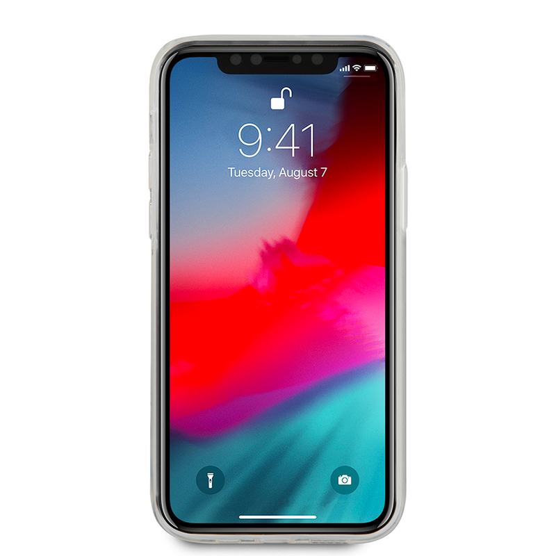 MINI HC PC/TPU Horiz Stripes Navy iPhone 12 Pro Max