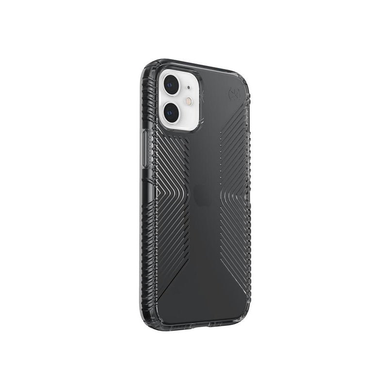 Speck Presidio Perfect-Clear with Grips Case for iPhone 12 mini (Black)