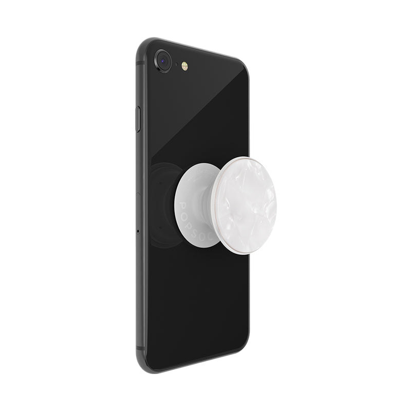 Popsockets POPGRIP LUXE Acetate Pearl White