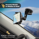SCOSCHE Magicgrip Qi Charge Wireless Auto-sensing Mount For Window / Dash