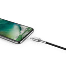 Cygnett Armoured Lightning to USB-C Cable 10cm - Black