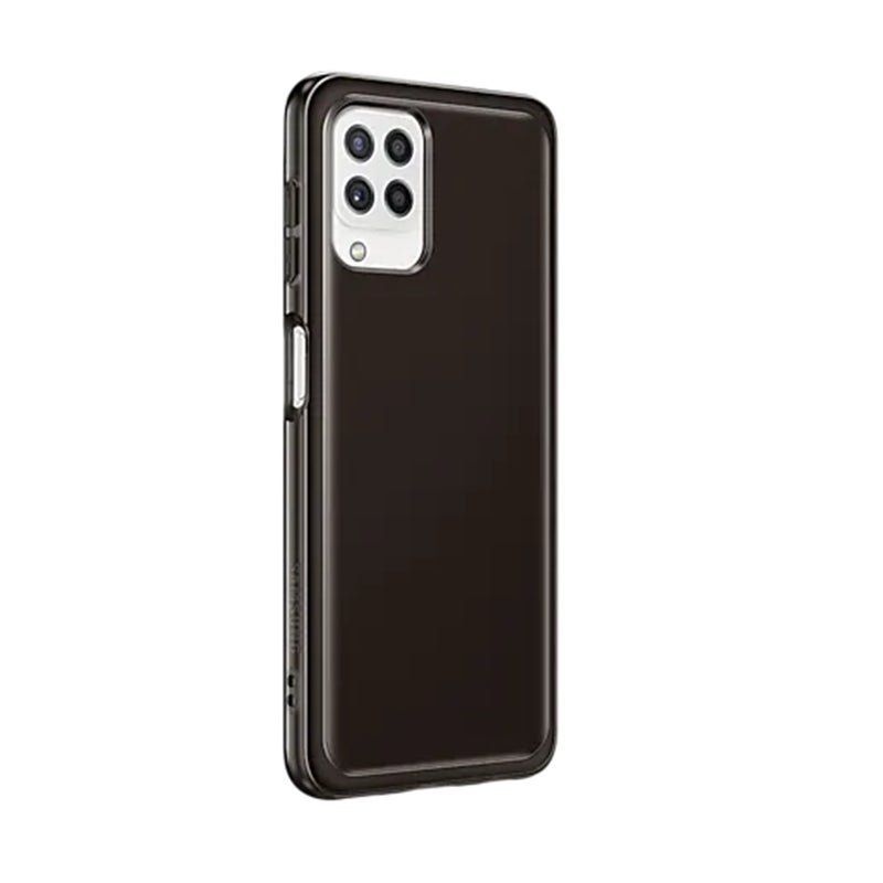 Samsung Soft Clear Cover for Galaxy A22 4G - Black