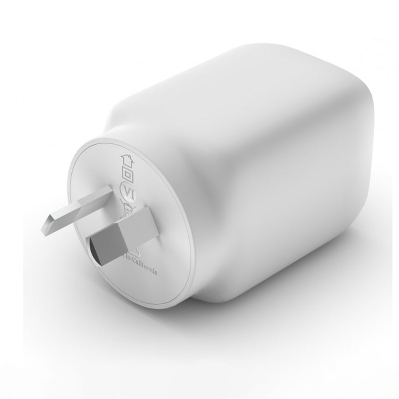 Belkin BOOST UP Dual USB-C Wall Charger GaN Technology 65W with PPS