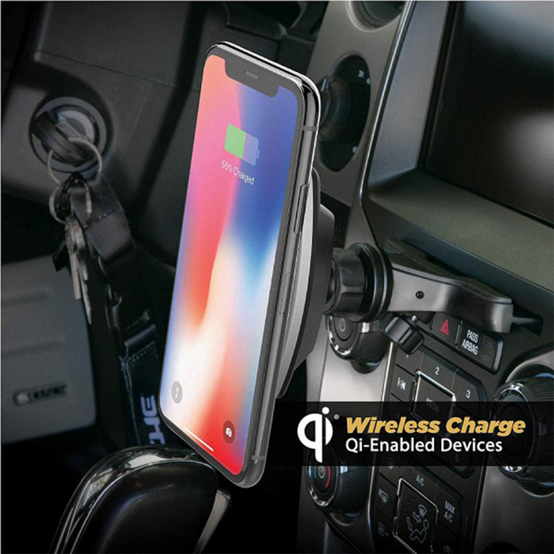 SCOSCHE MagicMount Pro - Wireless Charging Magnetic CD Mount