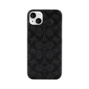 Coach Slim Wrap Case for iPhone 14 Plus Signature C Black