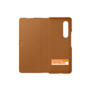 Samsung Galaxy Z Fold3 5G Leather Flip Cover Camel