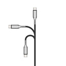 Cygnett Armoured Lightning to USB-C Cable 1M - Black