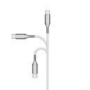 Cygnett Armoured Lightning to USB-C Cable 10cm - White