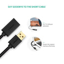 UGREEN USB 3.0 Extension Male to Female Cable 1m Black