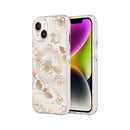 Kate Spade New York Defensive Hardshell MagSafe Case for iPhone 14 - Gold Floral