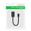 UGREEN USB Type-C Male to USB Type-A 3.0 Female OTG Cable Adapter 15cm Black