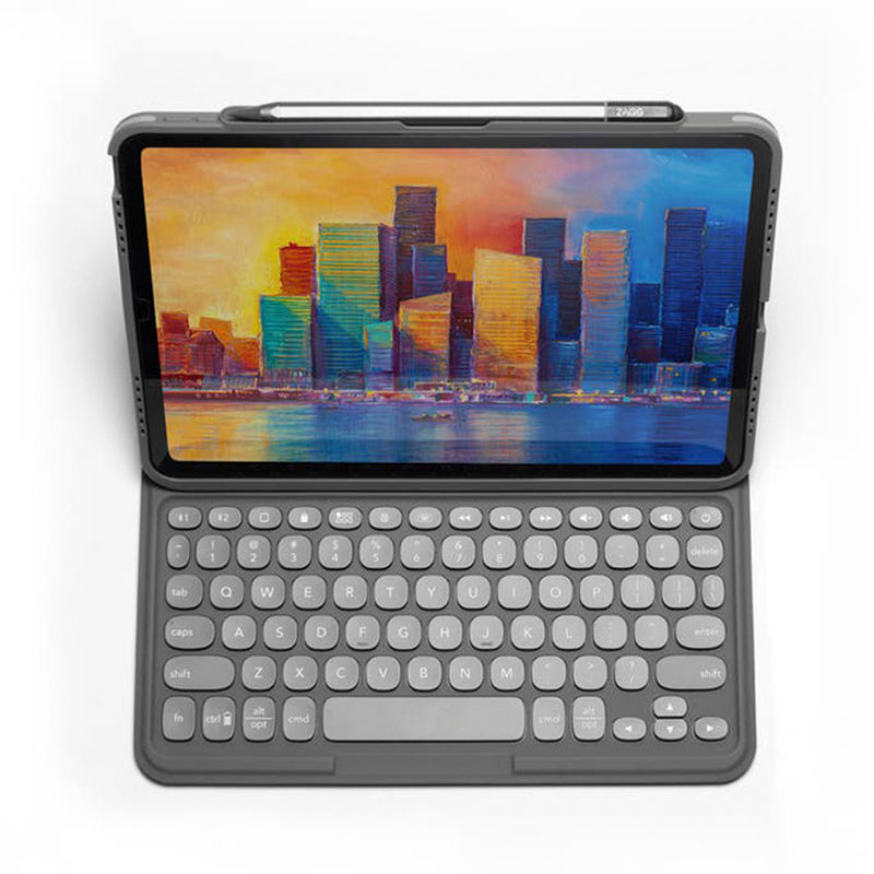Zagg Pro Keys Wireless Keyboard and Detachable Case For iPad 12.9 - Black/Grey